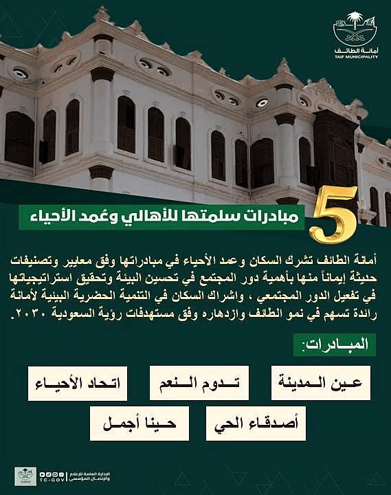 مبادرات أمانة الطائف