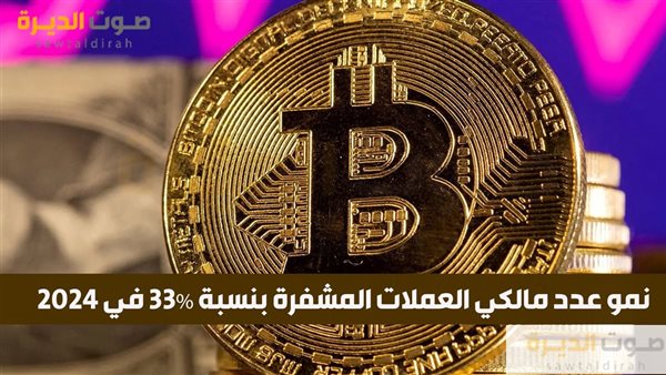 نمو عدد مالكي العملات المشفرة بنسبة 33% في 2024