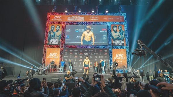 الاستعدادات النهائية لنزالات UFC ضمن موسم الرياض