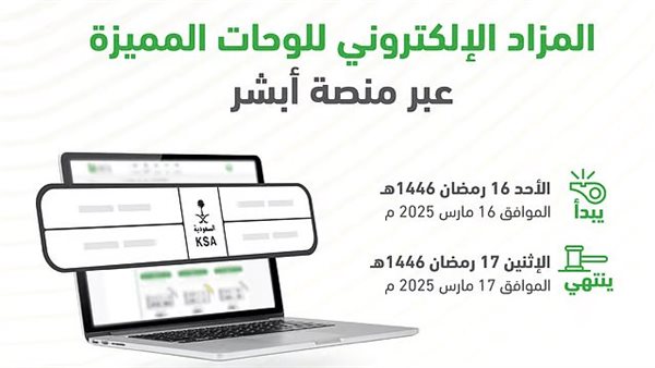 المزاد الإلكتروني يتيح فرصة اقتناء اللوحات الفريدة 